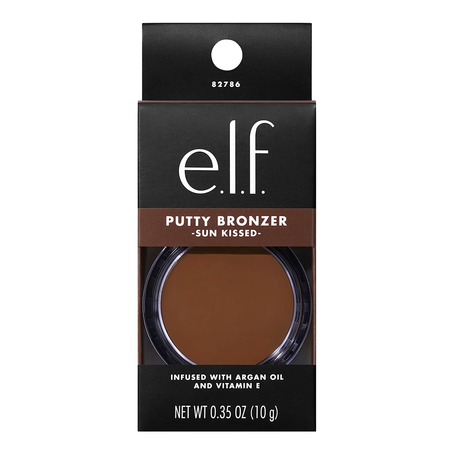 e.l.f. Putty Bronzer, Creamy & Highly Pigmented Formula, Creates a Long-Lasting Bronzed Glow, Infused with Argan Oil & Vitamin E, Sun Kissed, 0.35 Oz Beauty & Personal Care e.l.f.