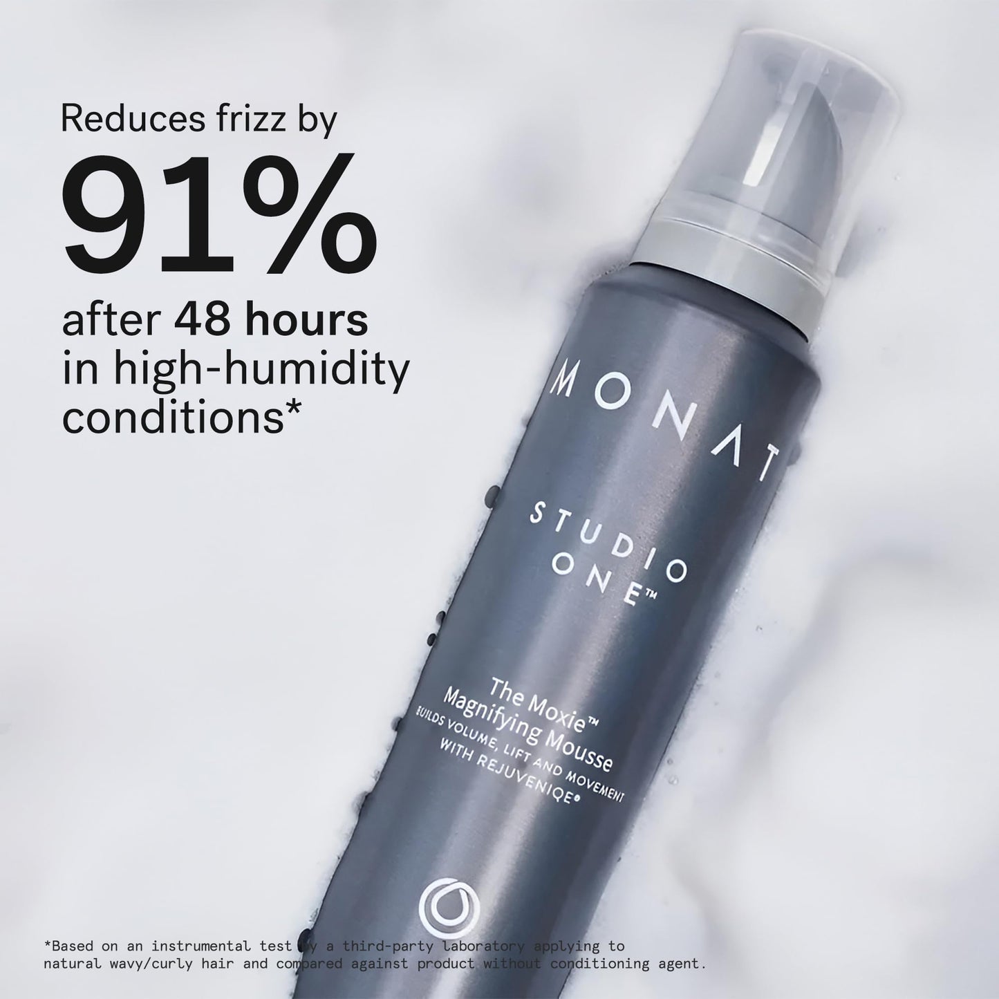 MONAT Studio One™ The Moxie™ Magnifying Mousse -Lightweight Hair Mousse, Long-Lasting Anti Frizz, Helps Create Voluminous Style w/Touchable Hold. Soft Beauty & Personal Care MONAT