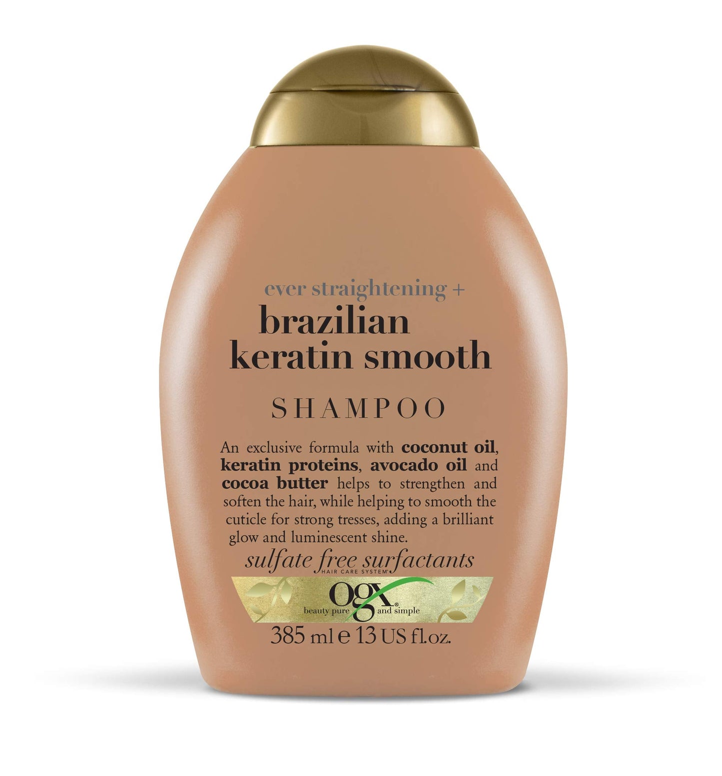 OGX Ever-straightening + Brazillian Keratin Therapy Shampoo and Conditioner 13 Oz, 2 Bottle Set Beauty & Personal Care OGX