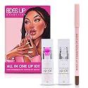 BossUp Cosmetics All-In-One Lip Kit | Light Tan Lip Liner and Lip Oil Set with Clear and Color Changing Lip Oils | Complete Lip Makeup Kit for Women Beauty & Personal Care BOSS UP Cosmetics