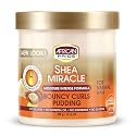 African Pride Shea Butter Miracle Moisture Intense Bouncy Curls Pudding 15 oz (Pack of 5) Beauty & Personal Care African Pride