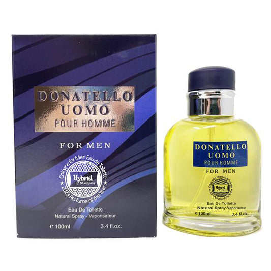 Hybrid & Company Donatello Uomo for Men Eau De Toilette Natural Spray Masculine Scent, 3.4 Fl Oz Beauty & Personal Care Hybrid & Company
