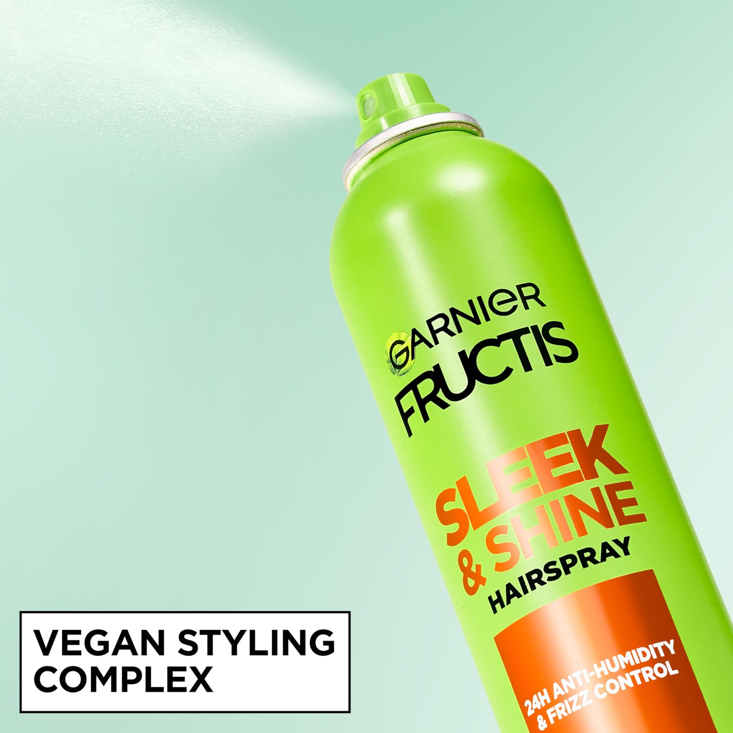 Garnier Fructis Sleek & Shine Hairspray, Provides 24-Hour Anti-Humidity and Frizz Control, Extra Strong Hold, Infused with Bamboo Extract Beauty & Personal Care Garnier