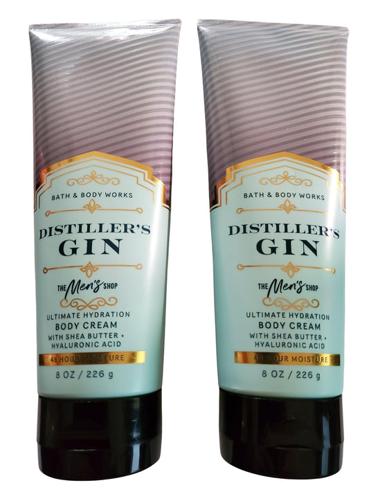 Bath & Body Works Men's Distiller's Gin Ultimate Hydration Body Cream 8 Ounces Pack of 2 Beauty & Personal Care Bath & Body Works