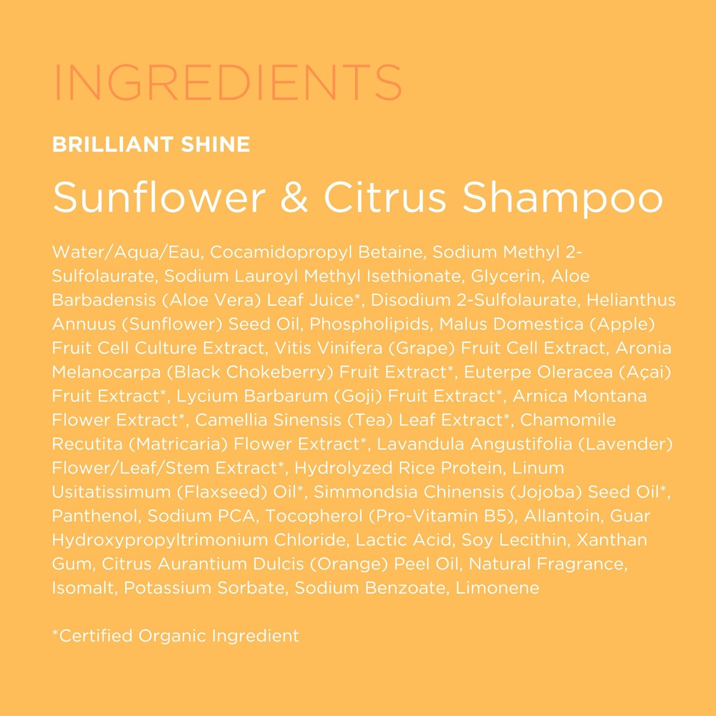Andalou Naturals Sunflower and Citrus Brilliant Shine Shampoo, 11.5 Ounce Beauty & Personal Care Andalou Naturals