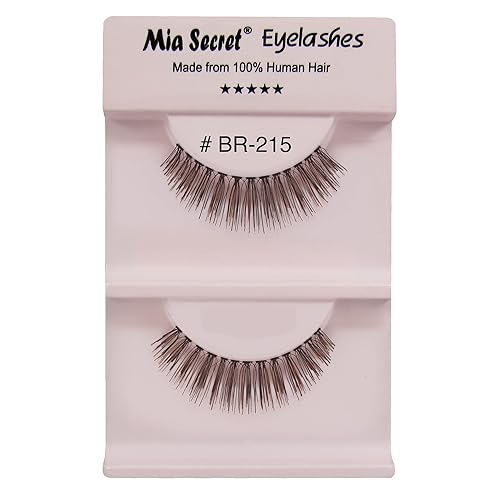 Mia Secret Mix Highlights Eye Lashes - Natural-Looking Black Strip False Eyelashes - 4 Pack Beauty & Personal Care Mia Secret