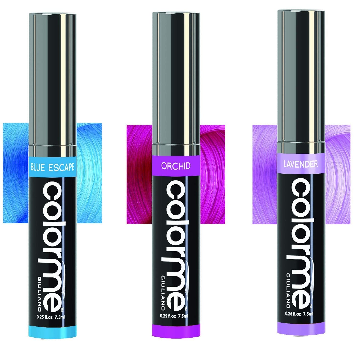 Colorme Temporary Hair Color, Hair Chalk alternative 3PK (Blue, Orchid, Lavender) Beauty & Personal Care Color Me