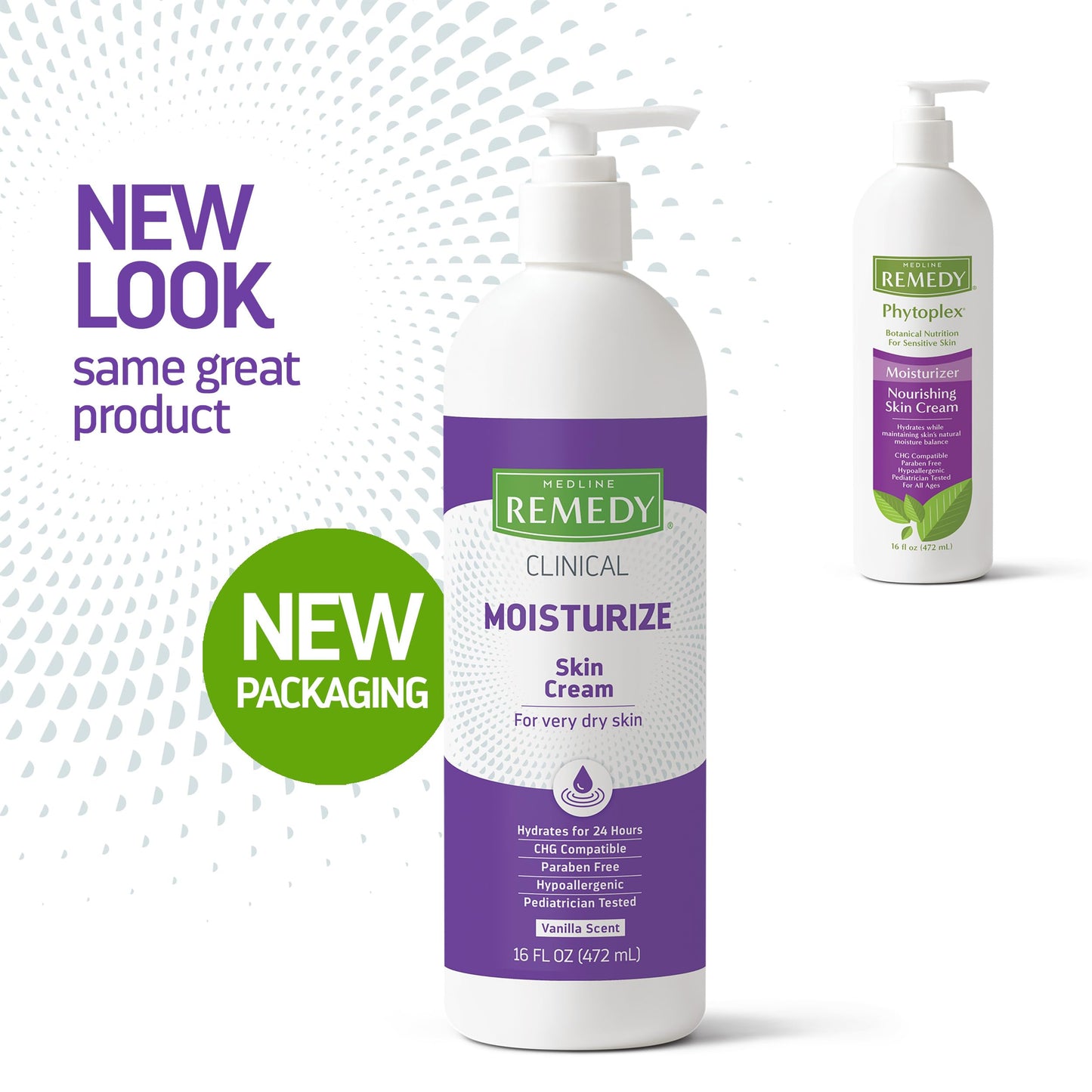 Medline Remedy Clinical Skin Cream, Vanilla Scent (16 fl oz), Moisturizing Face and Body Cream for All Ages, Paraben & Sulfate Free, Quick Absorbent Beauty & Personal Care Medline