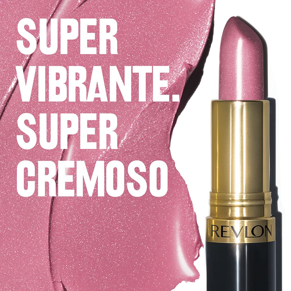Revlon Super Lustrous Lipstick Creme, Gentlemen Prefer Pink 450, 0.15 fl oz (4 Pack) (Bundle) Beauty & Personal Care REVLON