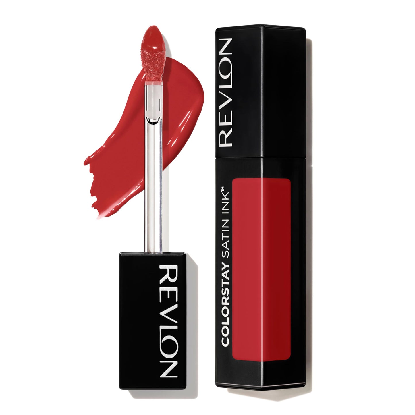 Revlon ColorStay Satin Ink Liquid Lipstick, Longwear Rich Lip Colors, Formulated with Black Currant Seed Oil, 018 Fired Up, 0.17 fl oz Beauty & Personal Care REVLON