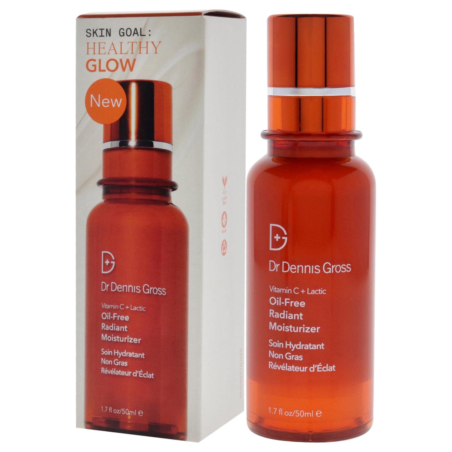 Dr. Dennis Gross Vitamin C Plus Lactic Oil-Free Radiant Moisturizer Moisturizer Women 1.7 oz Beauty & Personal Care Dr Dennis Gross