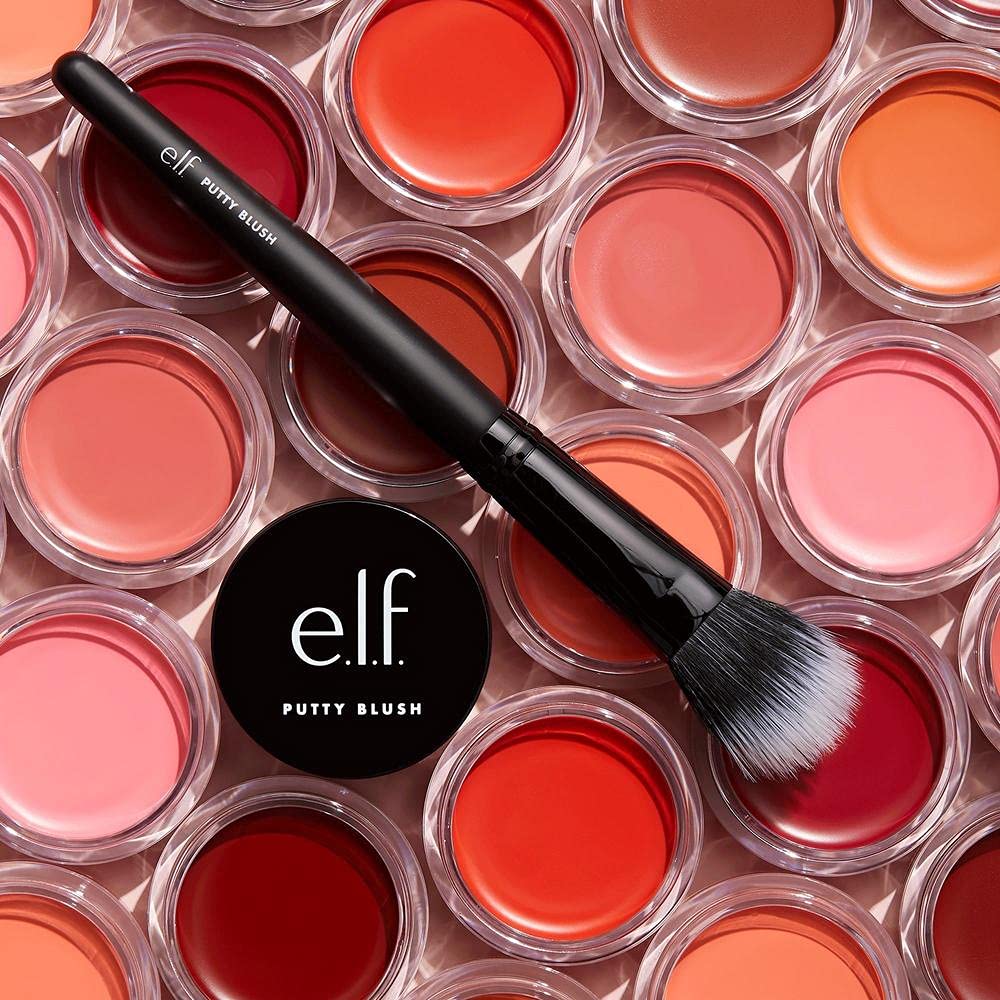 e.l.f. Putty Blush, Creamy & Ultra Pigmented Formula, Infused with Argan Oil & Vitamin E, Turks and Caicos, 0.35 Oz (10g) Beauty & Personal Care e.l.f.