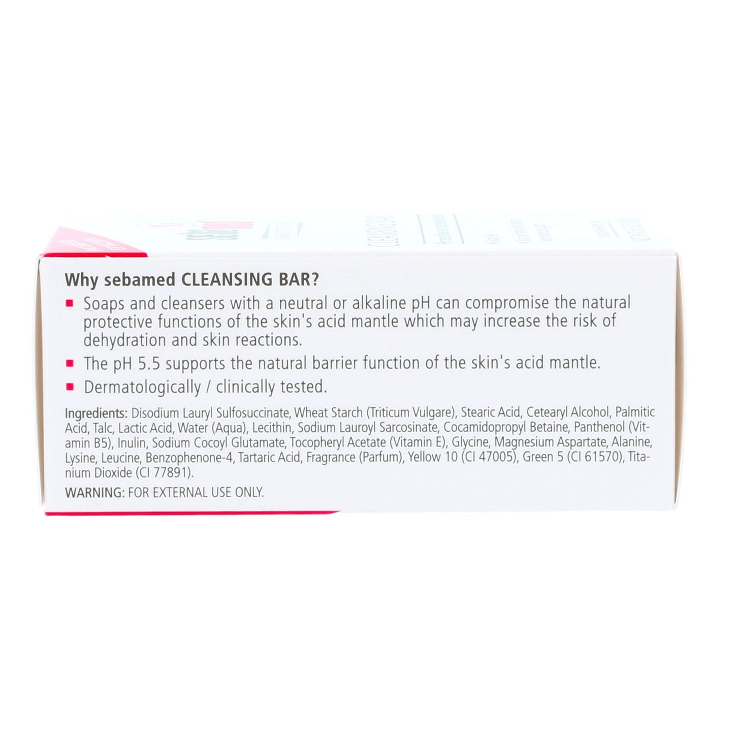 SEBAMED Cleansing Bar - Soap-free Gentle and Deep Pore Hydrating Cleanser with Vitamins and Lecithin - Recommended for Sensitive and Problematic Skin Beauty & Personal Care SEBAMED