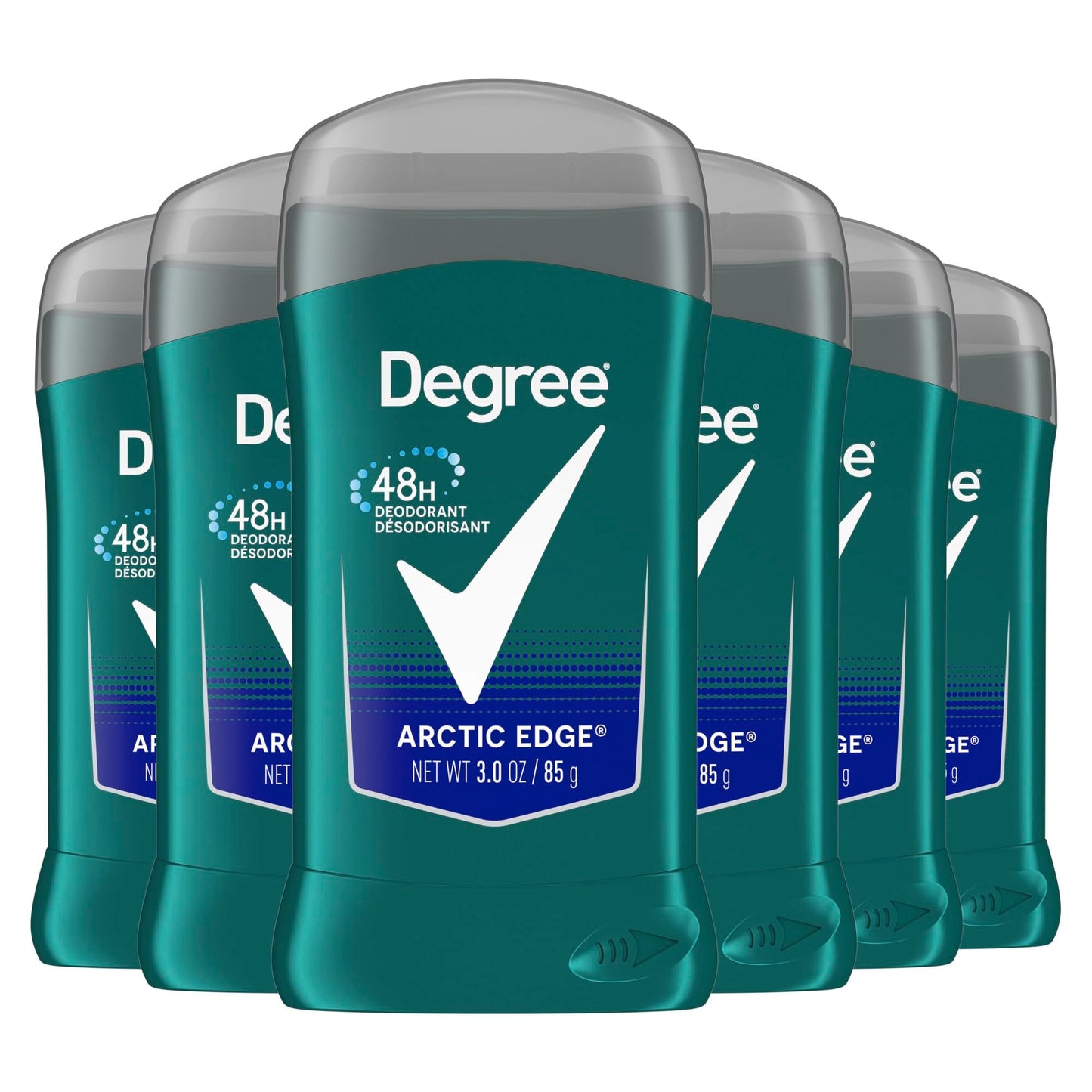 Degree Men Original Aluminum Free Deodorant for Men, 48-Hour Odor Protection, Arctic Edge 3 Ounce (Pack of 6) Beauty and Personal Care Degree