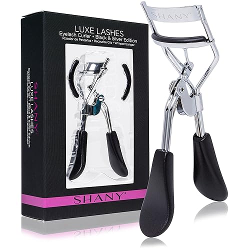 SHANY Luxe Lashes Eyelash Curler - Professional Makeup Tool with Two Silicone Replacement Pads, Gentle Curl, Crease-Free, No Pinching Or Pulling Beauty & Personal Care SHANY