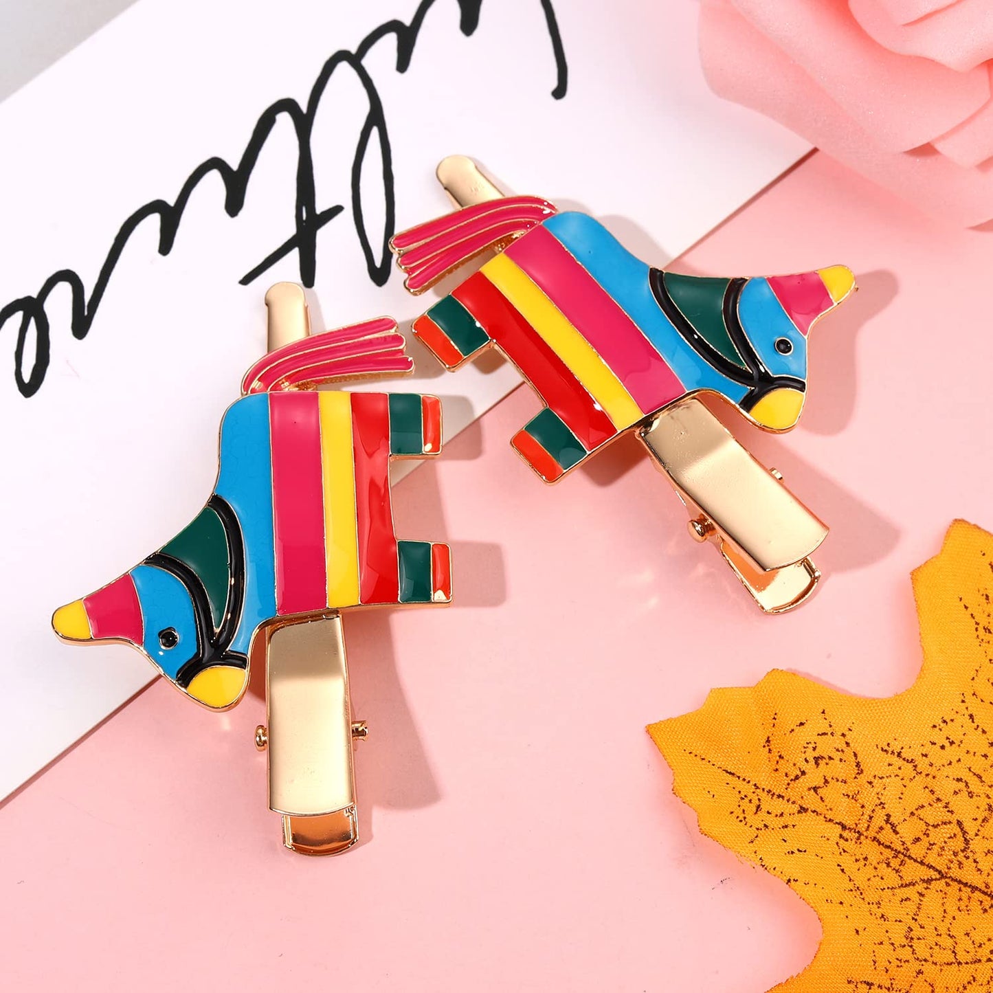 Cinco De Mayo Hair Clips Mexican Fiesta Hairpins for Women Statement Cactus Chili Pinata Sombrero Alligator Clips Mexican Hair Accessory Gifts Beauty & Personal Care NVENF