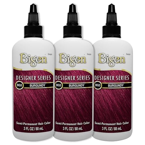 Bigen Semi-Permanent Haircolor #Bg3 Burgundy 3 Ounce (88ml) (3 Pack) Beauty & Personal Care Bigen