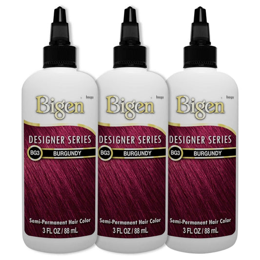 Bigen Semi-Permanent Haircolor #Bg3 Burgundy 3 Ounce (88ml) (3 Pack) Beauty & Personal Care Bigen