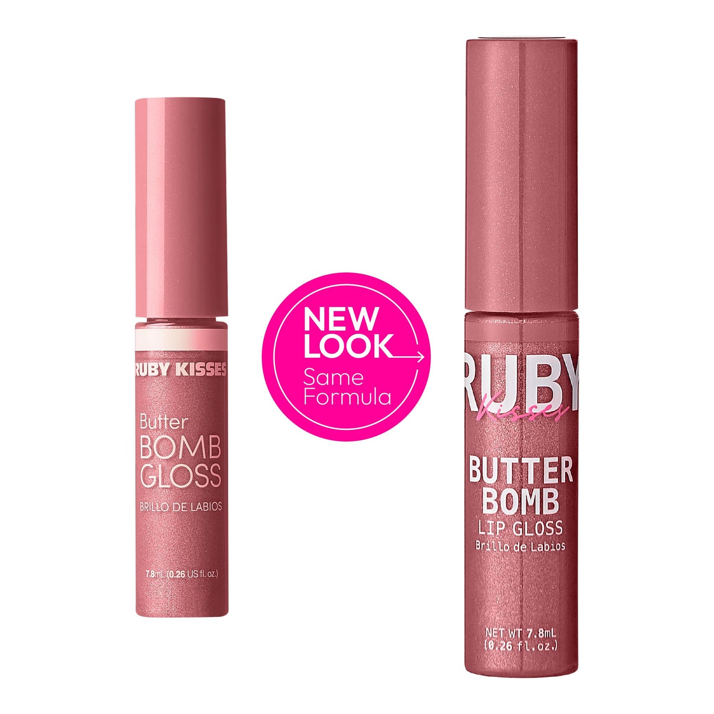Ruby Kisses Butter Bomb Lip Gloss, High-Shine Non-Sticky Hydrating Plumping Beauty & Personal Care Ruby Kisses