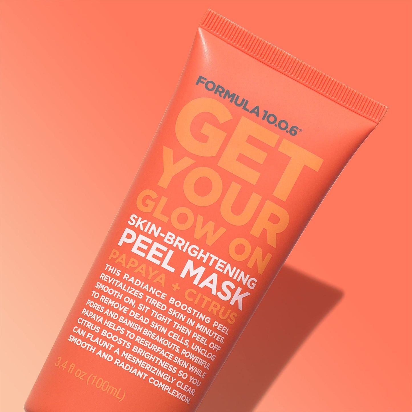 FORMULA 10.0.6 - Get Your Glow On Skin-Clearing Peel Mask 3.4 fl oz (100ml) Beauty & Personal Care FORMULA 10.0.6
