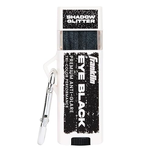Franklin Sports Eye Black Stick - Baseball Softball + Football Eye Black for Kids + Adults - Sun Glare Reduction - Black Glitter Beauty & Personal Care Franklin Sports