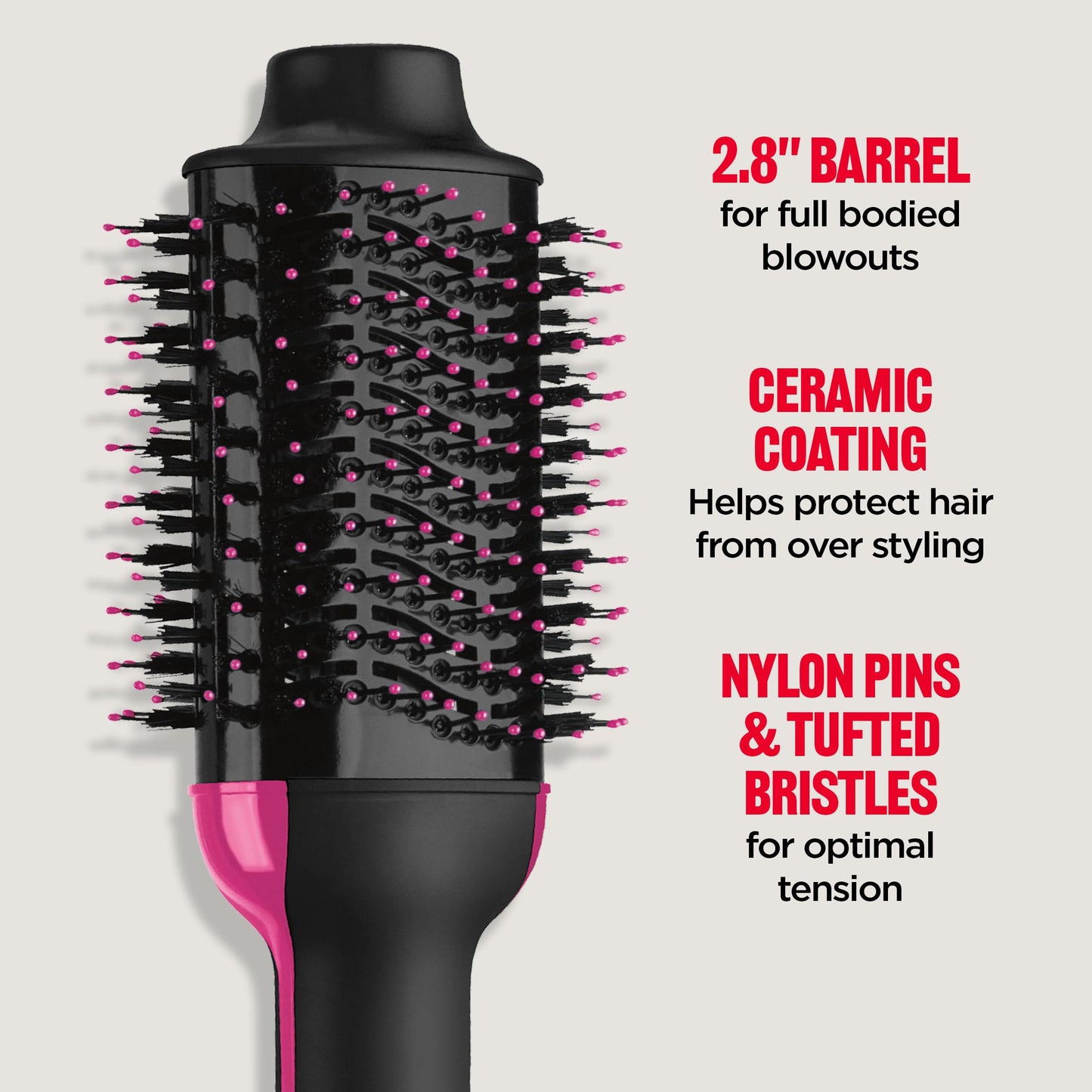 REVLON One-Step Volumizer Hair Dryer and Styler | Less Frizz, More Shine, and Less Heat Damage for Fast and Easy Salon-Style Blowouts, for All Hair Beauty & Personal Care REVLON