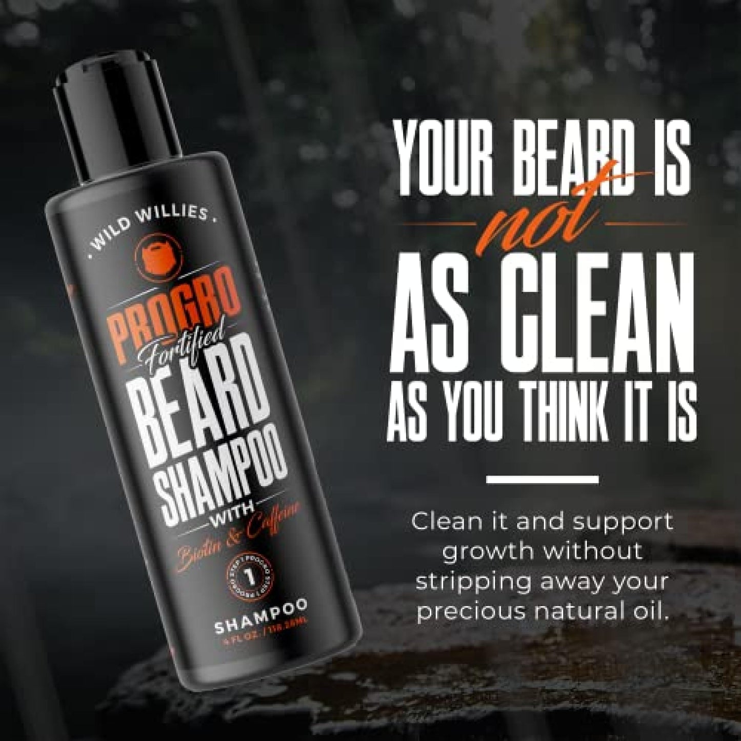Wild Willies Beard Care Kit for Men - Beard Grooming Set with Oil, Shampoo, Comb & Brush - Men’s Care Set Beauty and Personal Care Wild Willies