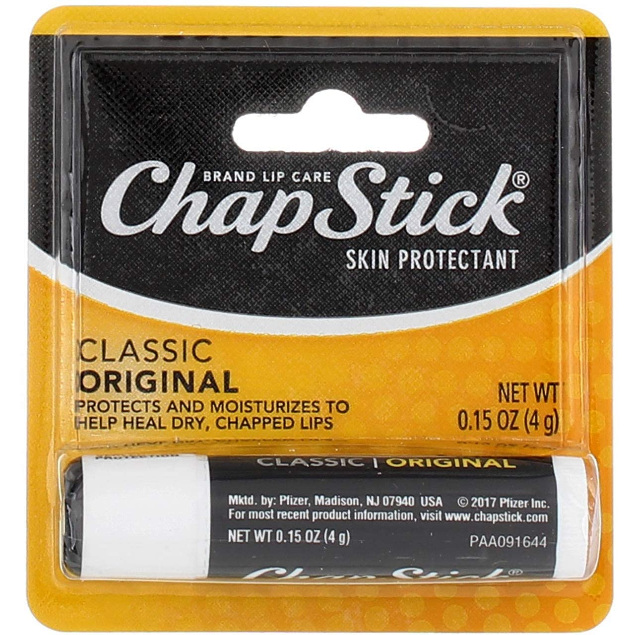 ChapStick Classic Original Lip Balm, 0.15 oz (Pack of 4) Beauty and Personal Care ChapStick
