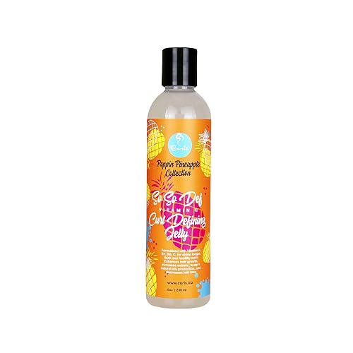 Curls Poppin Pineapple So So Def Vitamin C Defining Jelly - Shinier, Longer, Thicker, Healthier Hair - Hydrating and Frizz Free - All Curly Hair Types Beauty & Personal Care Curls