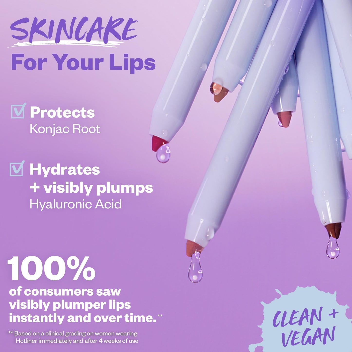 Kosas Hotliner Retractable Lip Liner Pencil with Built-In Brush & Sharpener - Easy Contouring, Hydrating, Long-Lasting - Pigmented Creamy Texture Beauty & Personal Care Kosas