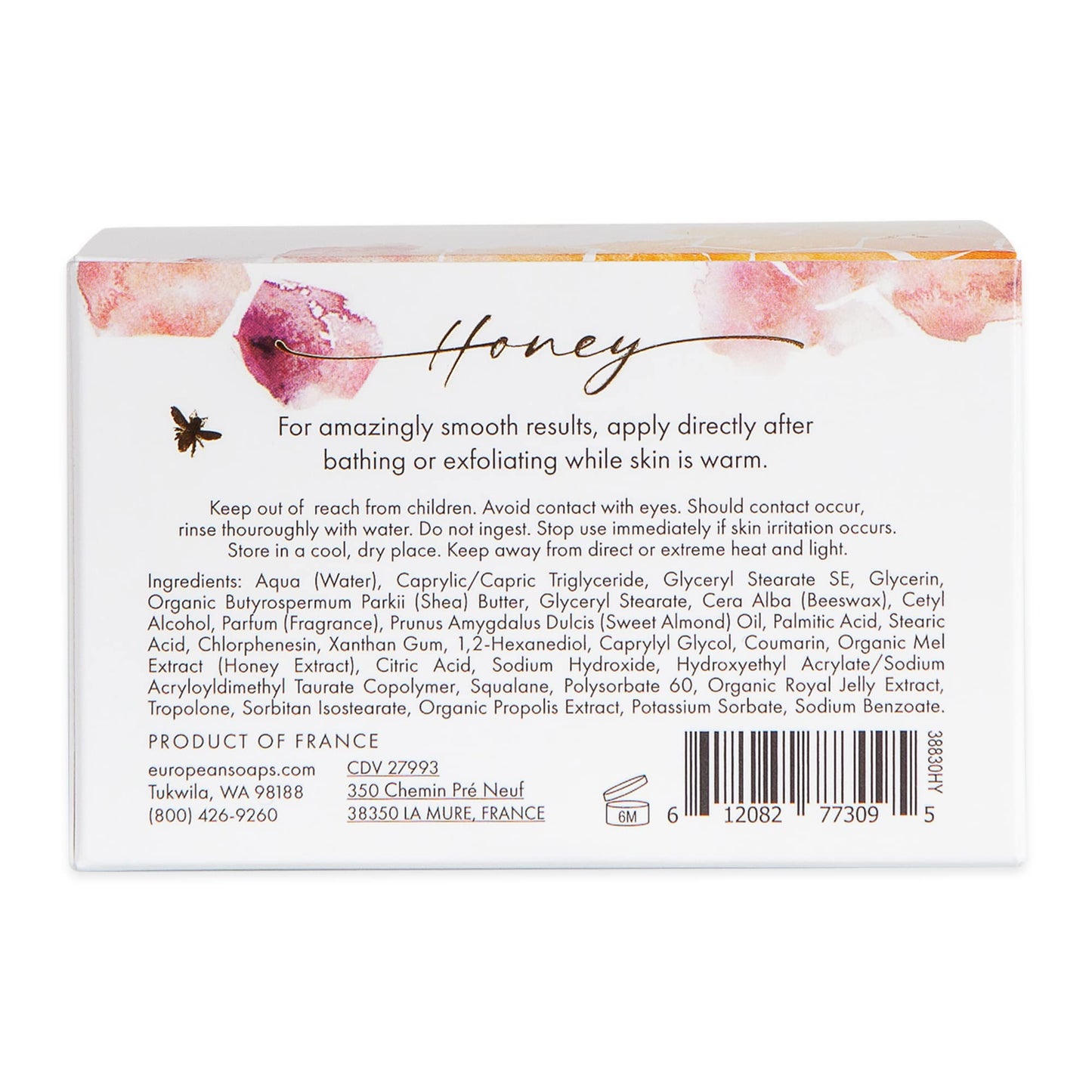 Pre de Provence Honey Collection Deeply Nourishing Body Butter, 6.7 Fl Oz Beauty & Personal Care Pre de Provence