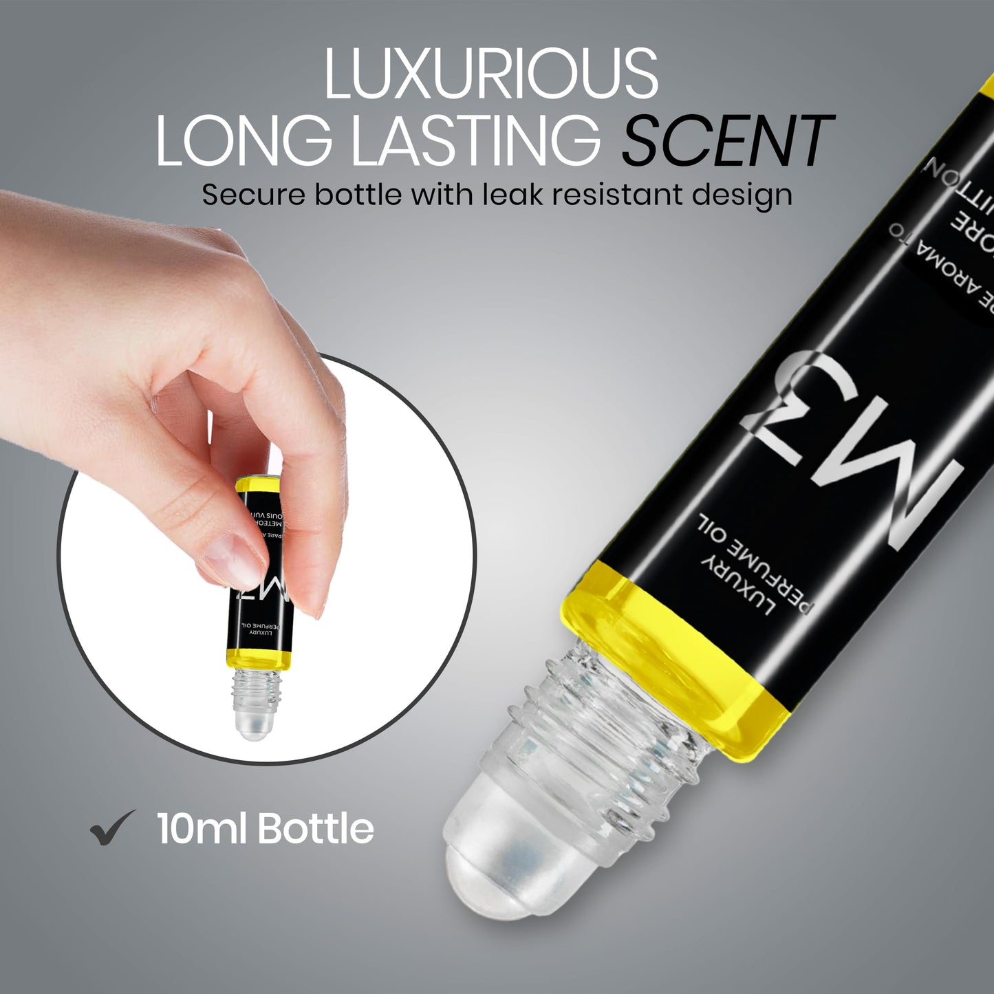 PICNTELL M Series Impression Perfume Oil Roll on - Travel Friendly Cologne for Men Formula Based on Iconic Designer & Luxury Scents, Long Lasting Beauty & Personal Care PICNTELL