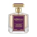 KORBAJ PARFUMS AMARA - Arabian Perfume for Women, Extrait de Parfum with Berry Fruits, Jasmine, Vanilla, Musk & Amber - Long Lasting Luxury Feminine Beauty & Personal Care KORBAJ PARFUMS