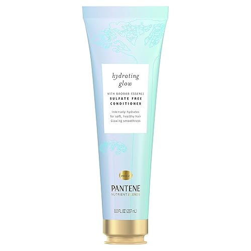 Pantene Sulfate Free Conditioner, Hydrates Dry Damaged Hair, Nutrient Blends with Baobab Essence, Safe for Color Treated Hair, 8.0 oz Beauty & Personal Care Pantene