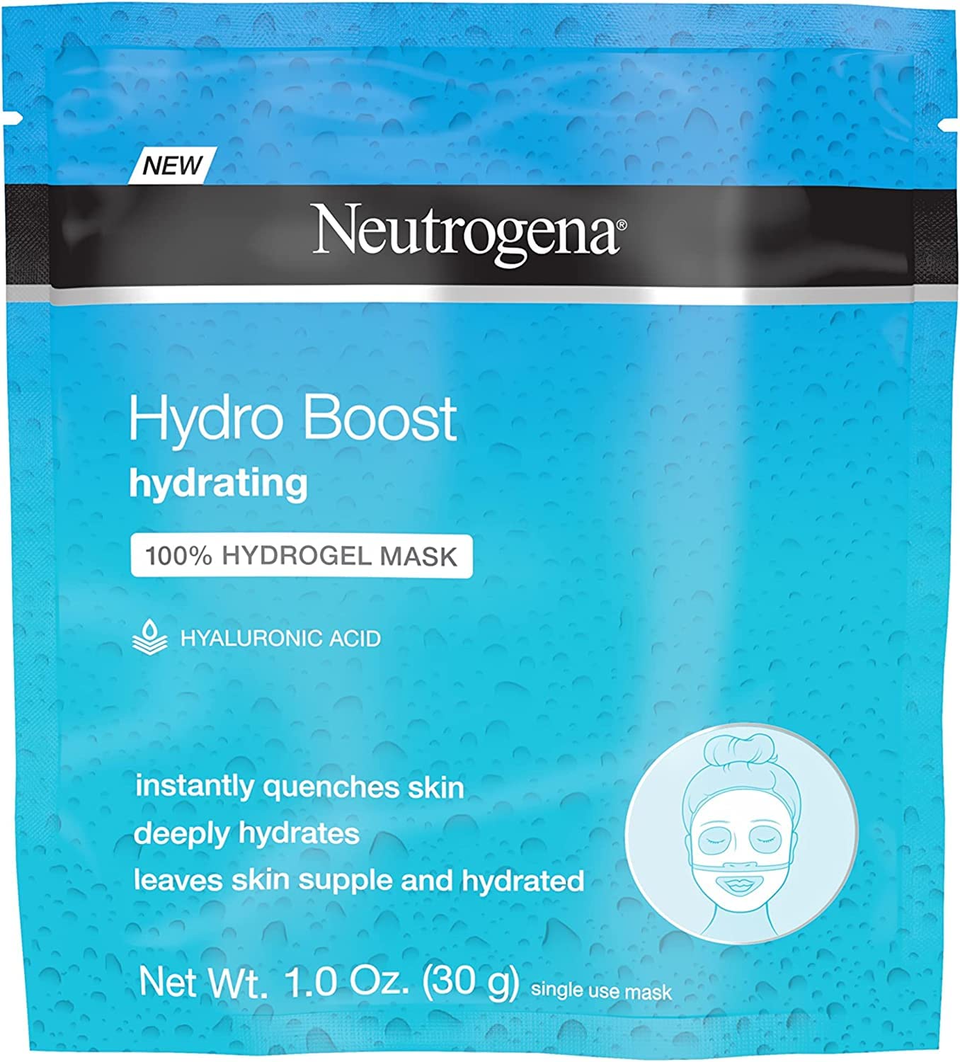 Neutrogena Hydro Boost and Hydrating Hydrogel Mask 1 Ounce (4 Pack) Beauty & Personal Care Neutrogena