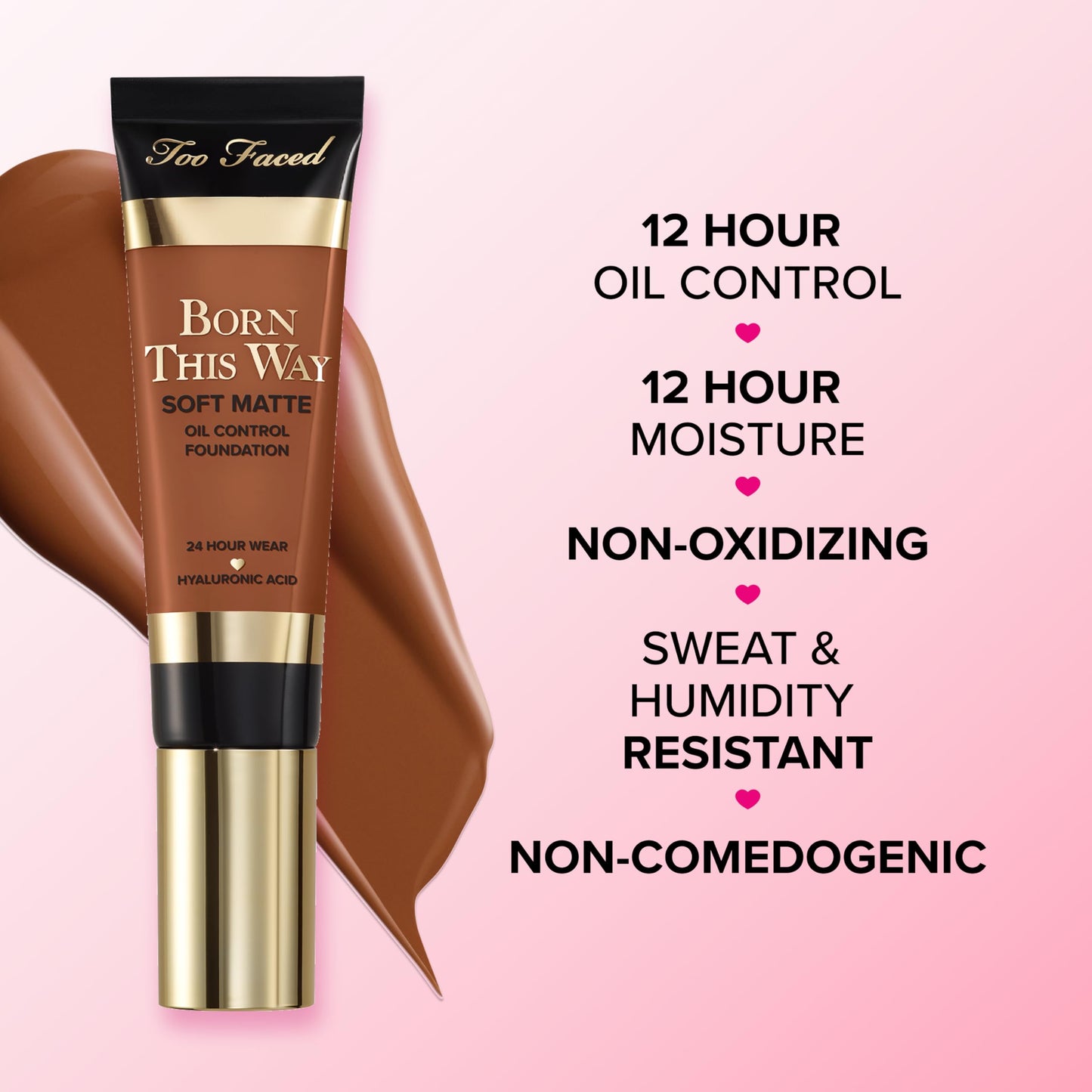 Too Faced Born This Way Soft Matte Foundation | Hydrating, Blurring, Waterproof, All-Day Oil Control Foundation that Helps Smooth Skin’s Appearance Beauty & Personal Care Too Faced