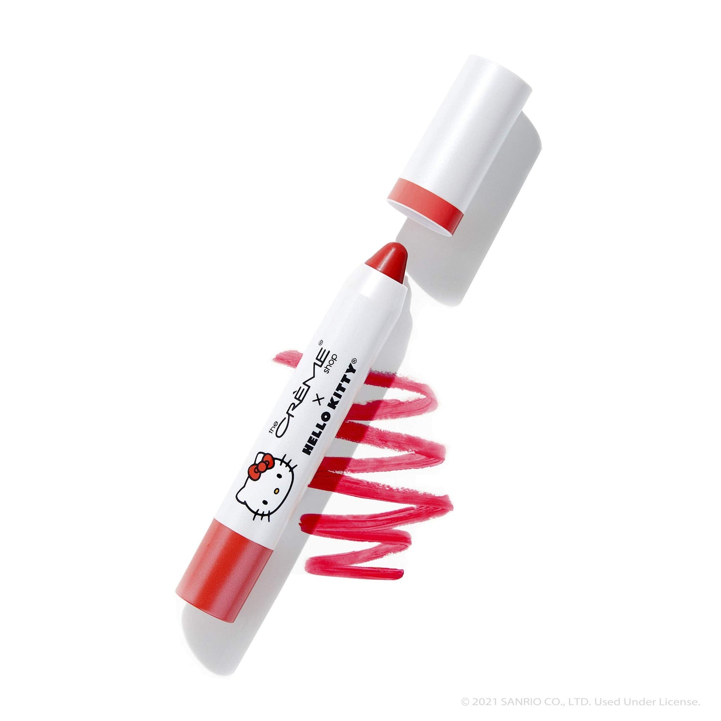 The Crème Shop x Hello Kitty - Hello Lippy Moisturizing Tinted Lip Balm (Strawberry Sweetheart) Beauty and Personal Care The Crème Shop