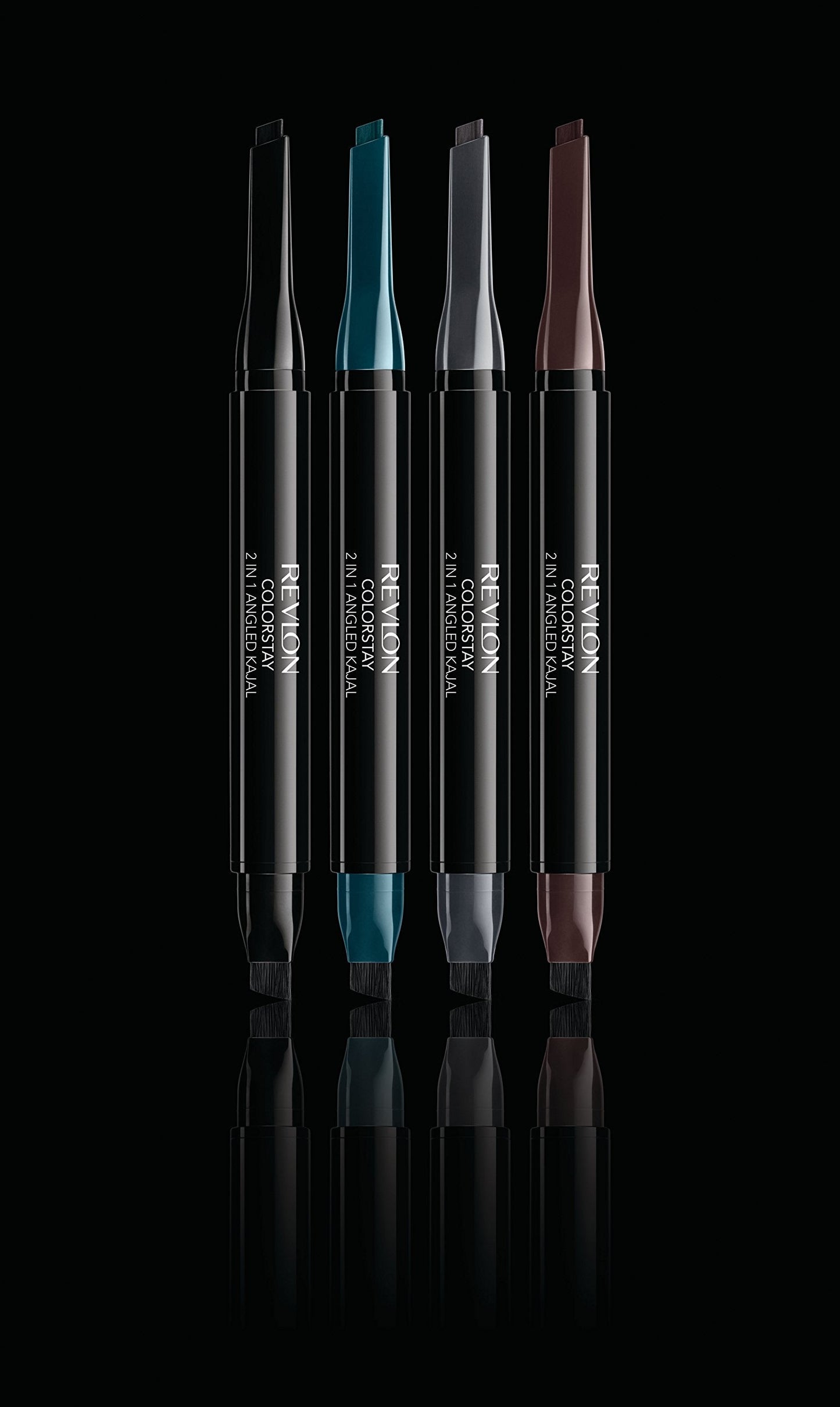 Revlon ColorStay 2-in-1 Angled Kajal Eyeliner, Waterproof Eye Makeup with Smudge Brush for Smokey Eyes, Fig (102), 0.01 oz Beauty & Personal Care REVLON