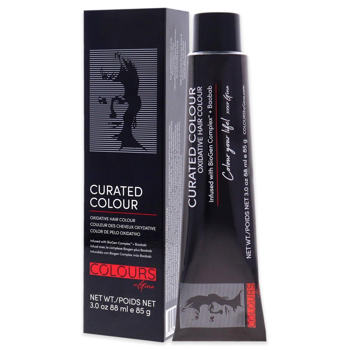 Colours By Gina Curated Colour - 2.0-2N Darkest Natural Brown by Colours By Gina for Unisex - 3 oz Hair Color Beauty & Personal Care Colours By Gina