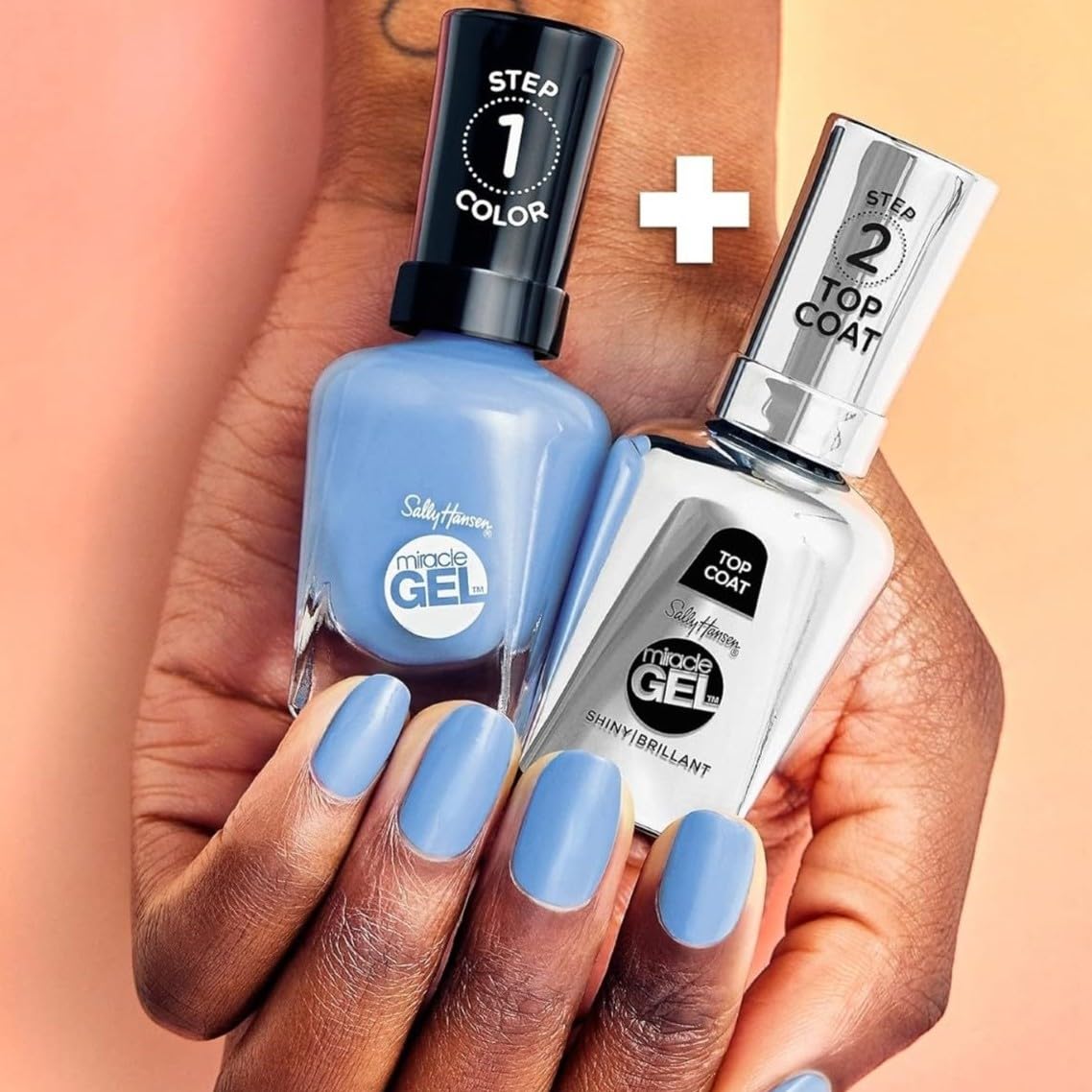 Sally Hansen Miracle Gel Salon Quality Nail Polish | Gel-Like Formula, Two-Step System, No UV Light Needed, Long Lasting | Opaque, Shimmery | 649 Beauty & Personal Care Sally Hansen