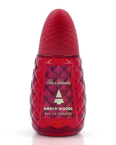 Amber Woods by Pino Silvestre - Perfume for Men - Aromatic, Woody, Spicy Scent - Blended with Lemon, Lavender, Patchouli, and Sandalwood - for Bold Beauty & Personal Care Pino Silvestre