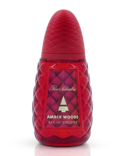 Amber Woods by Pino Silvestre - Perfume for Men - Aromatic, Woody, Spicy Scent - Blended with Lemon, Lavender, Patchouli, and Sandalwood - for Bold Beauty & Personal Care Pino Silvestre