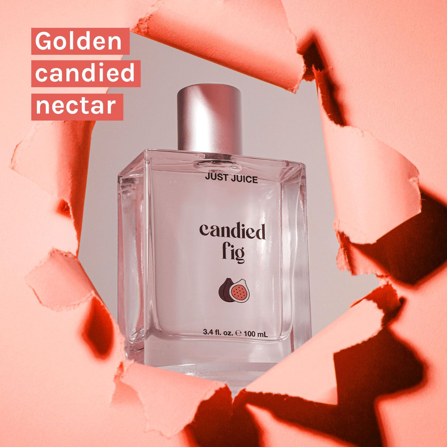 Just Juice Candied Fig - Perfume for Women and Men with Dark Fruits - Complex Gourmand Perfume with Fig, Plum, Vanilla, Amber, Musk Notes - 3.4 oz Beauty & Personal Care Just Juice