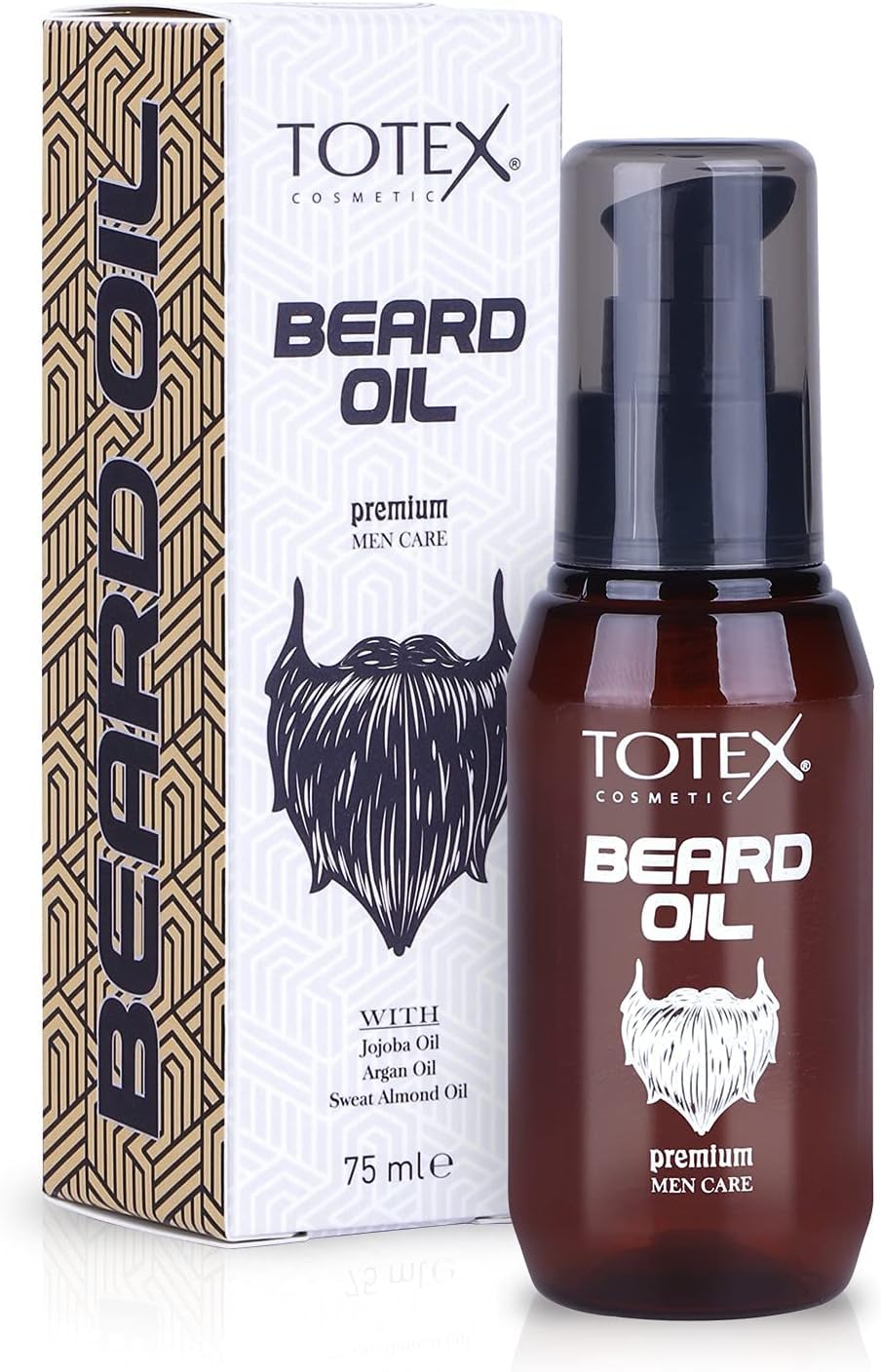 Totex Premium Beard & Mustache Serum Oil Conditioner Anti-Dandruff Men Care 75ml Beauty and Personal Care Totex