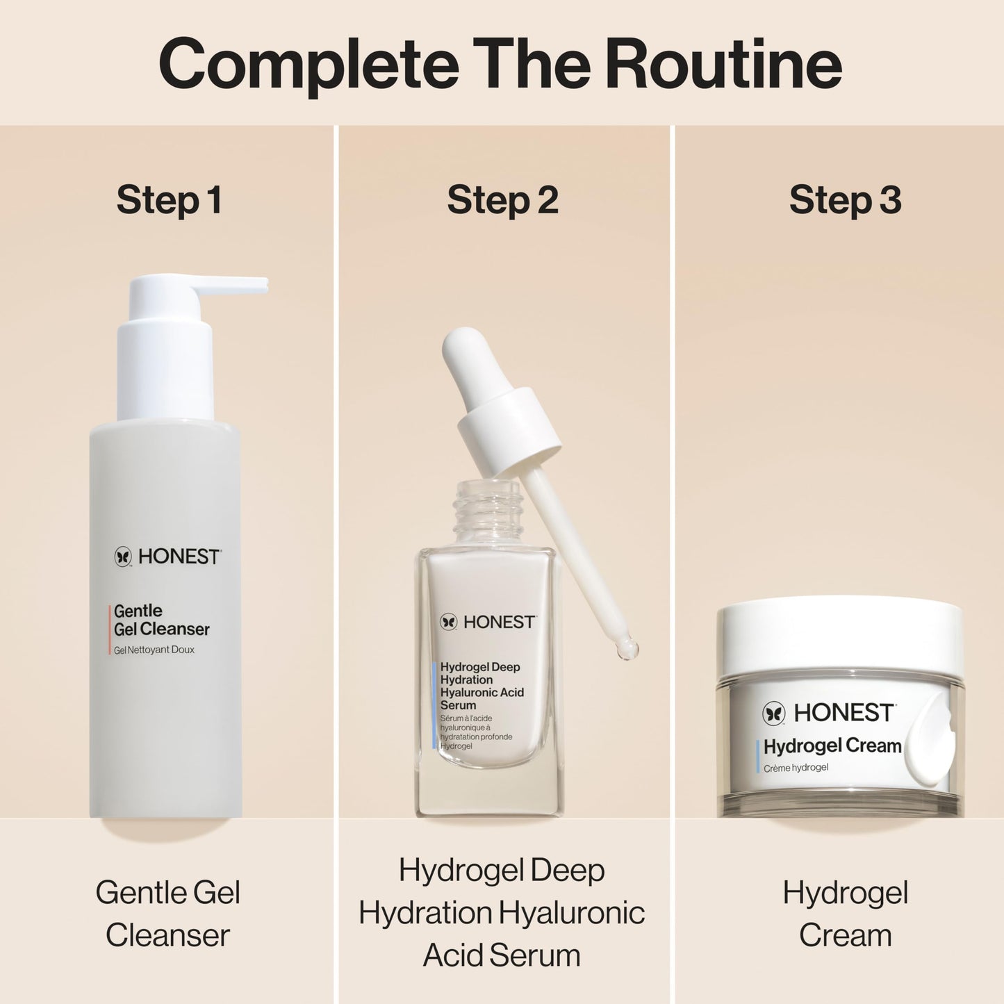Honest Beauty Hydrogel Cream with Hyaluronic Acid | Lightweight, Moisturizing Water Cream | Gentle for Sensitive Skin, Fragrance Free, Vegan Beauty & Personal Care Honest Beauty