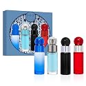 Perry Ellis 360° 4-Piece Mini Cologne Set for Men - Cologne Gift Sampler Set, Travel Size - 360° Men, Red, Very Blue, & Black - 0.25 fl oz (Pack of 4) Beauty & Personal Care Perry Ellis