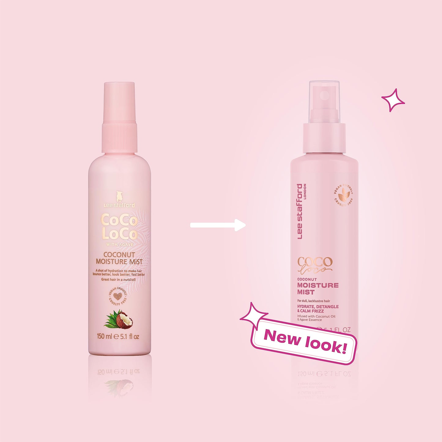 Lee Stafford Leave In Detangler Spray | Coco Loco Collection - Leave-In Conditioning Treatment Mist for Maximum Moisture, Hydrated, Detangles Beauty & Personal Care Lee Stafford