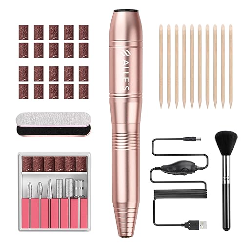 20000RPM Electric Nail Drill Compact Portable Efile Professional Manicure Pedicure Nail File Drill Kit for Acrylic, Gel Nails and Home Salon Use Beauty & Personal Care alle's