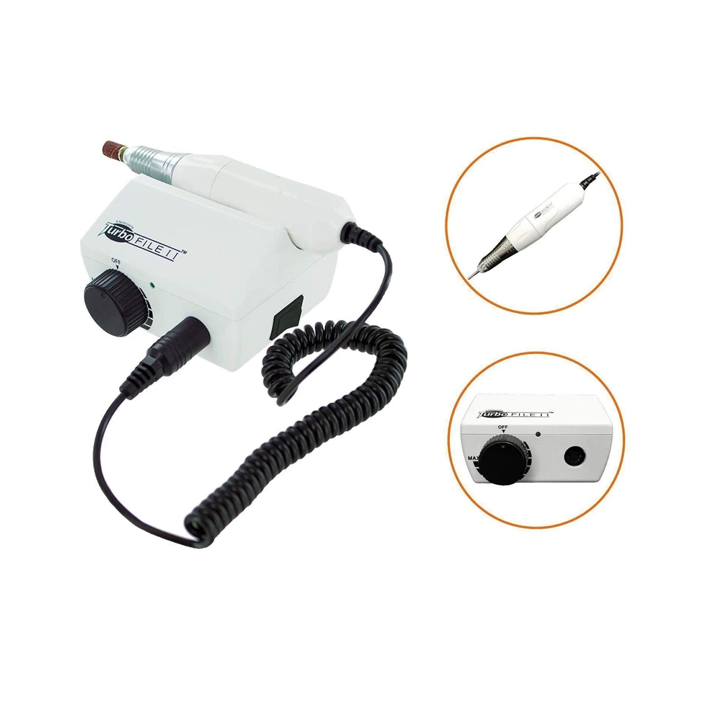 Medicool Turbo File II Professional Electric Mani and Pedi Nail Filing System Beauty & Personal Care Medicool