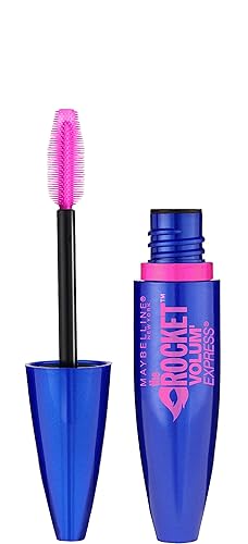 Maybelline Volum' Express The Rocket Volumizing Washable Mascara, Blackest Black, 1 Count Beauty & Personal Care MAYBELLINE